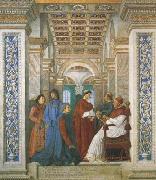 Melozzo da Forli Sixtus IV,his Nephews and his Librarian Palatina (mk08) Spain oil painting artist
